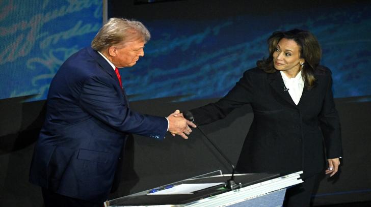 Kamala Harris v Donald Trump US election debate